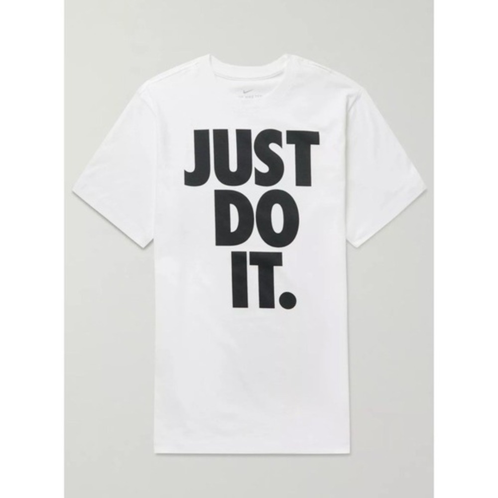Nike Big Kids Just Do It Short Sleeve T-Shirt Sz L Unisex Activewear Lightweight